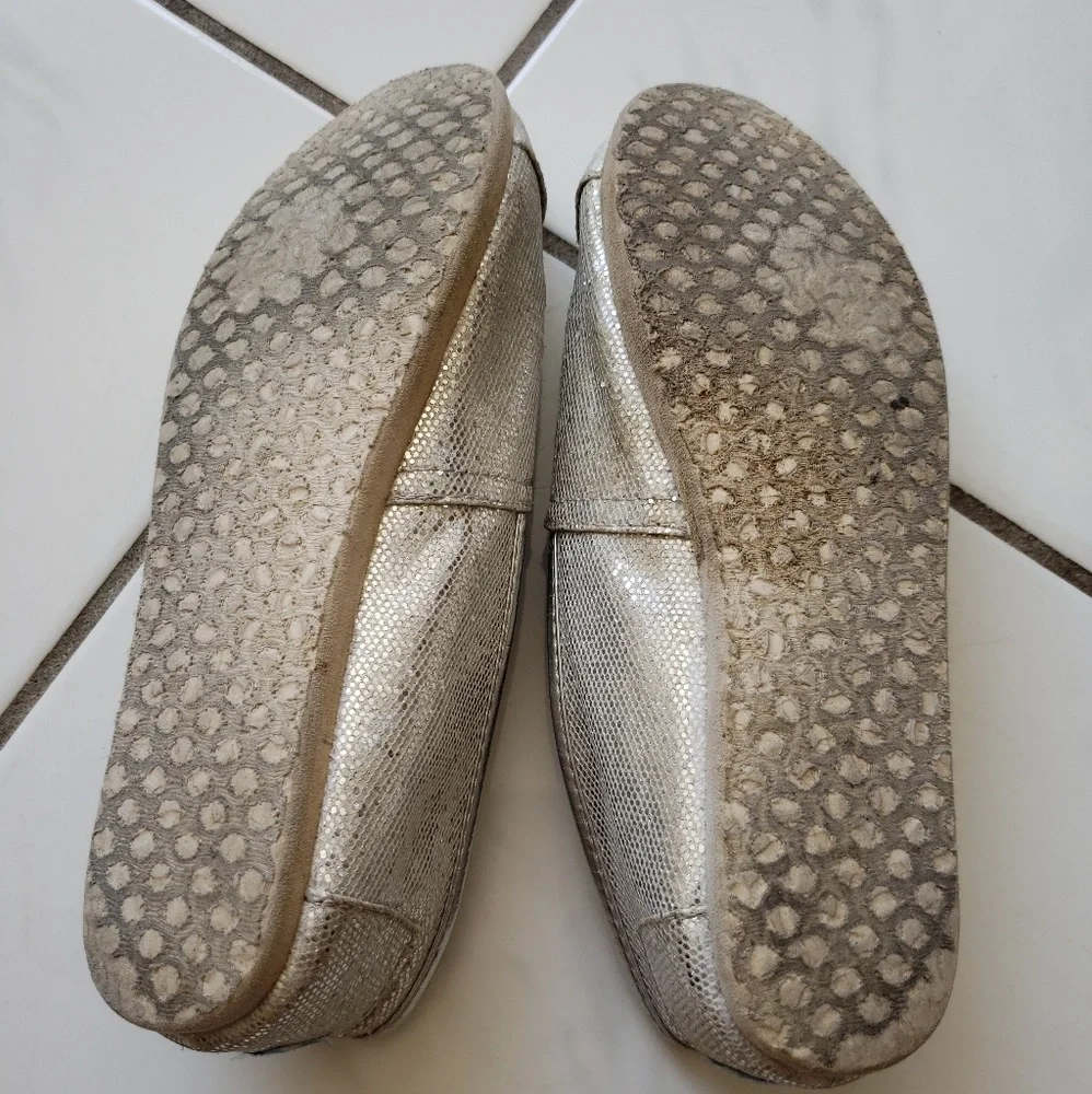 Toms silver sparkle