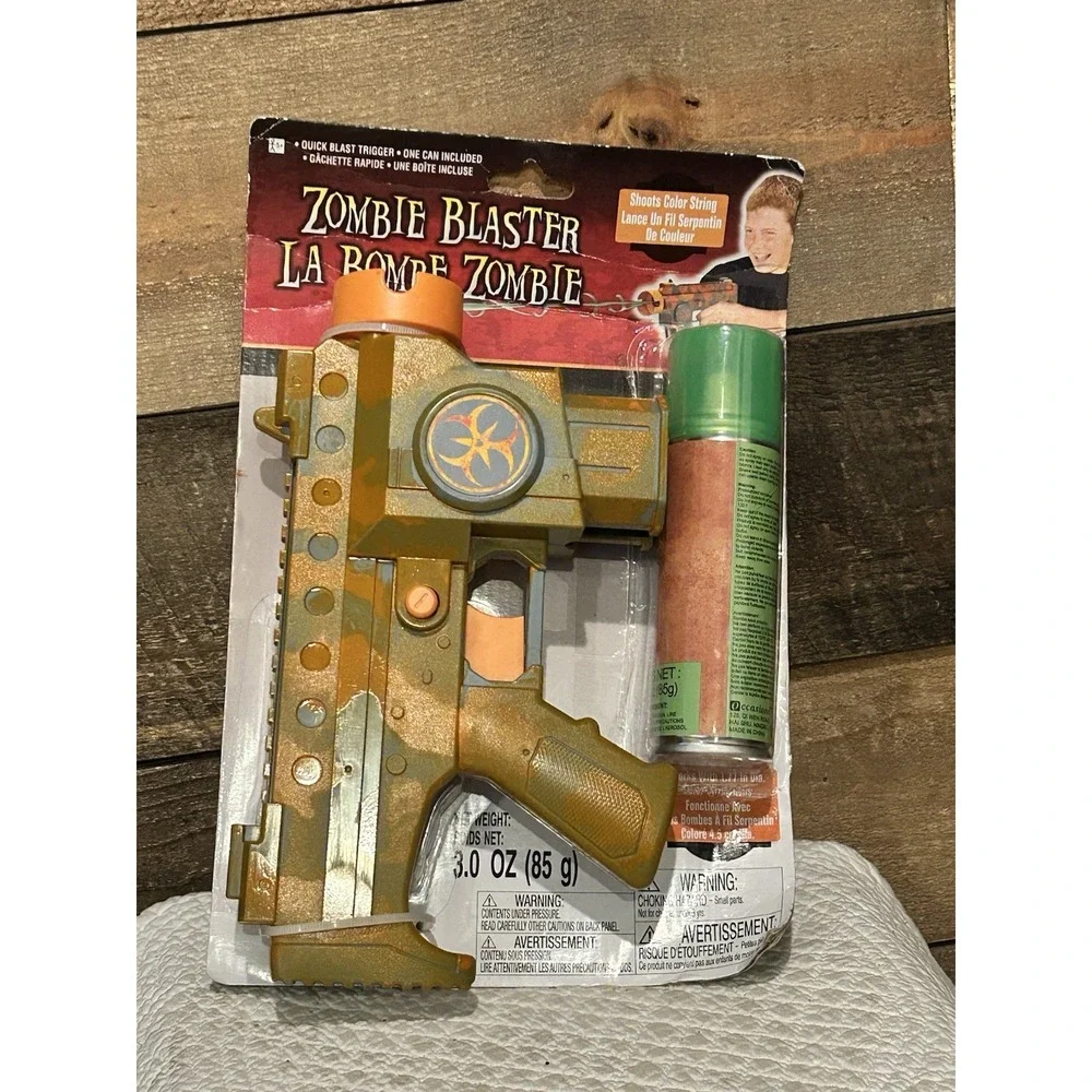 Zombie Silly‎ String Blaster Toy New In Package