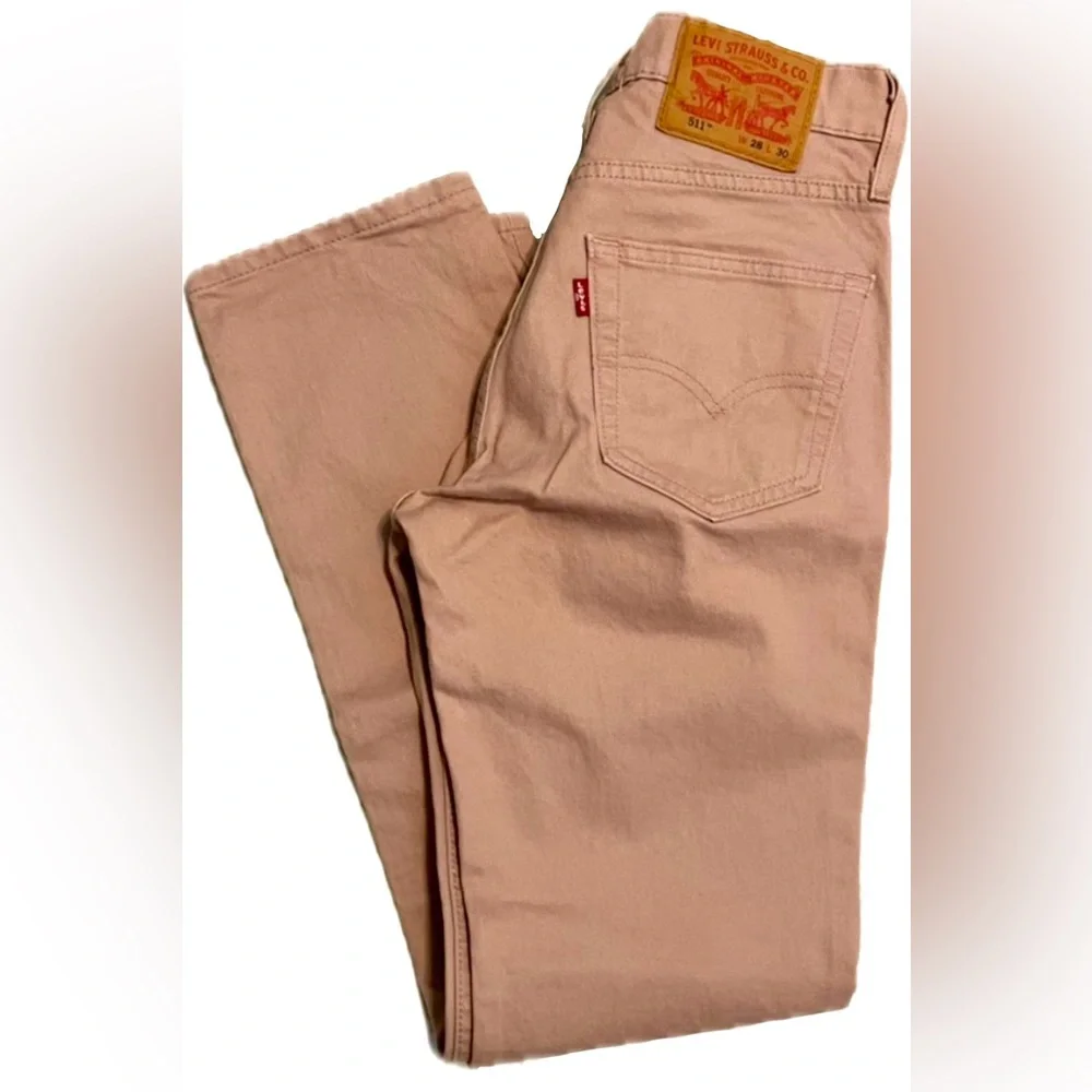 Levi’s Men’s 511 Dusty Rose Jeans 28 x 30