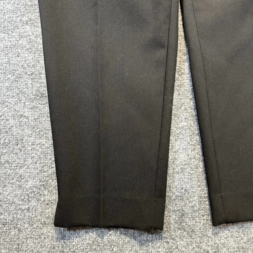 Talbots Hampshire Ankle Pant Women 16P Black Curvy Petite Career Trousers