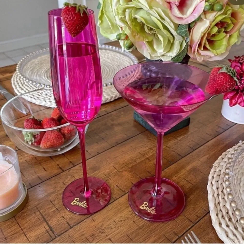 Barbie nwt glassware