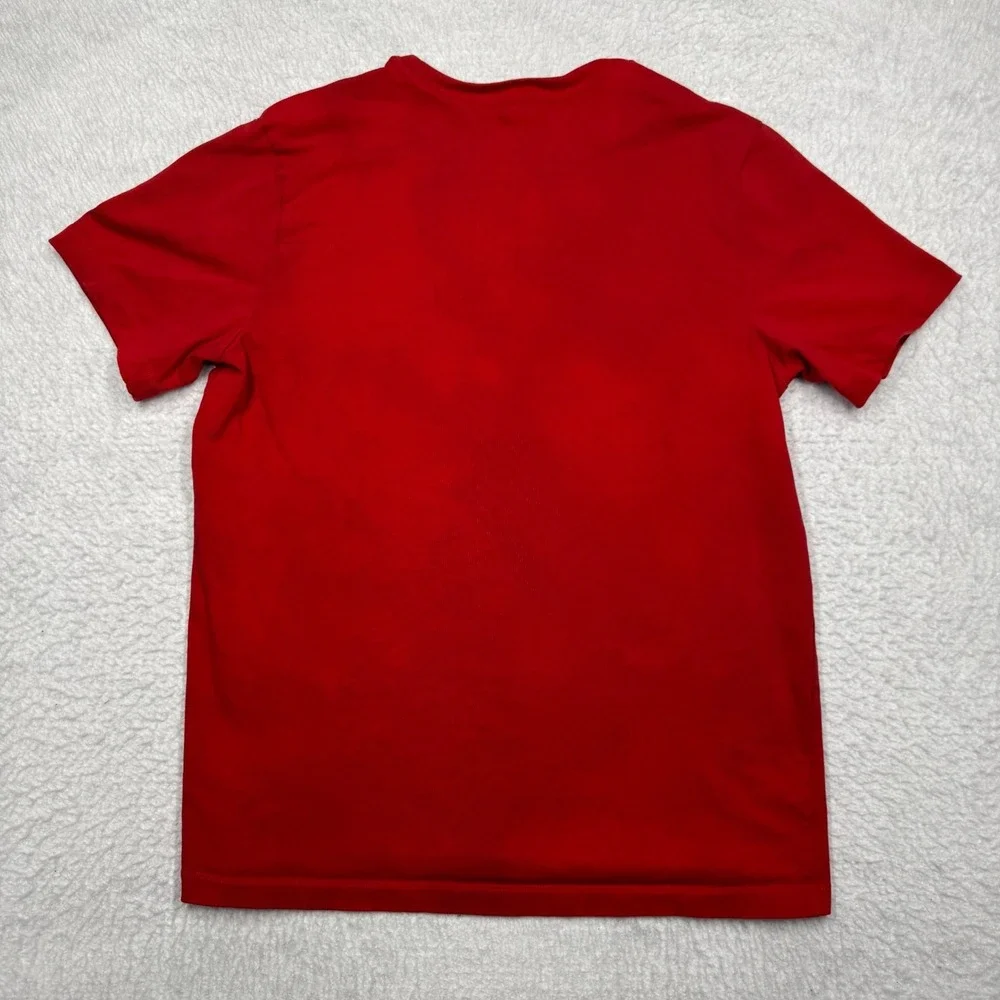 Nike Tee Team USA Olympics Graphic Print Crew Neck T-Shirt Red Men's L