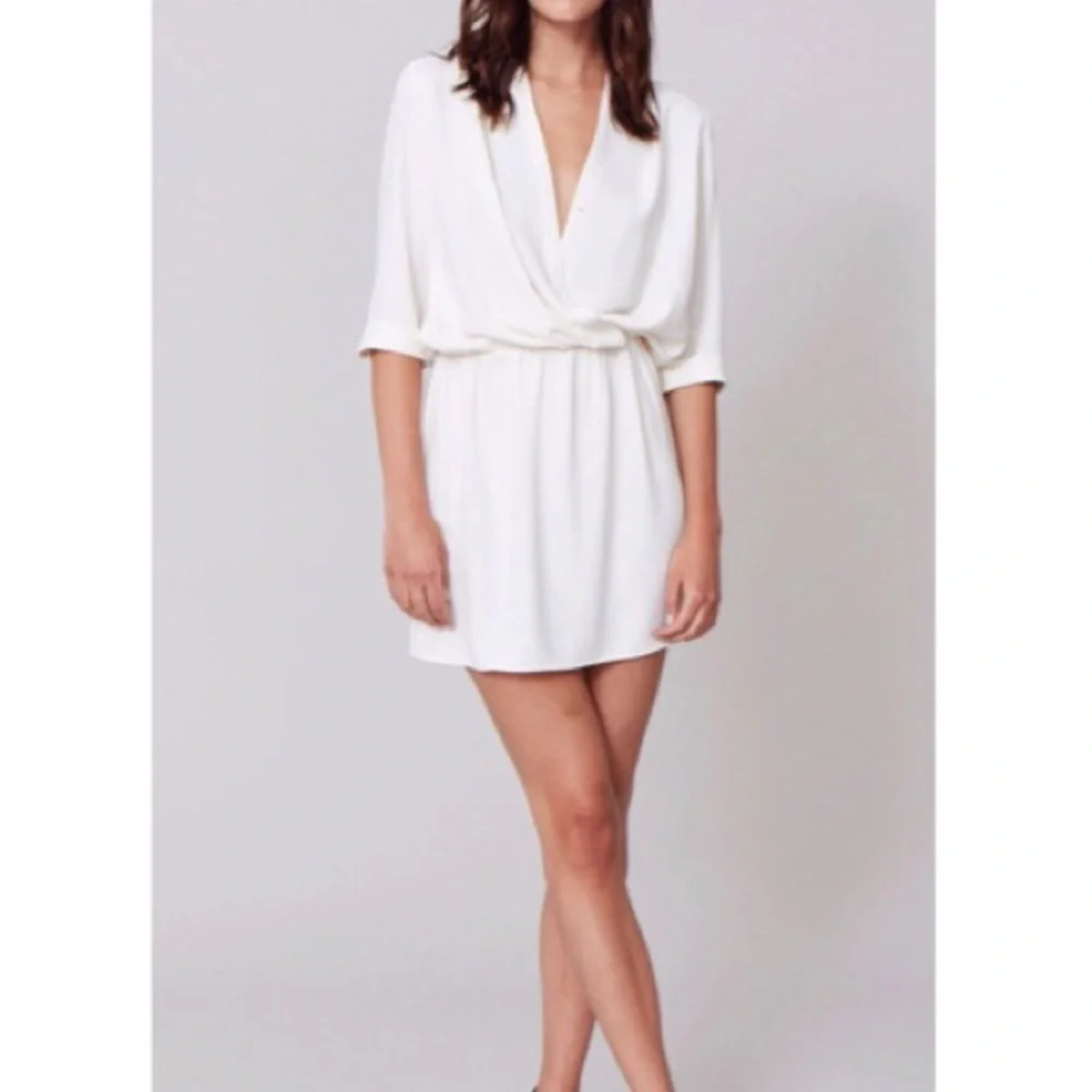 Amanda Uprichard Ivory White Mini Dress Size Small
