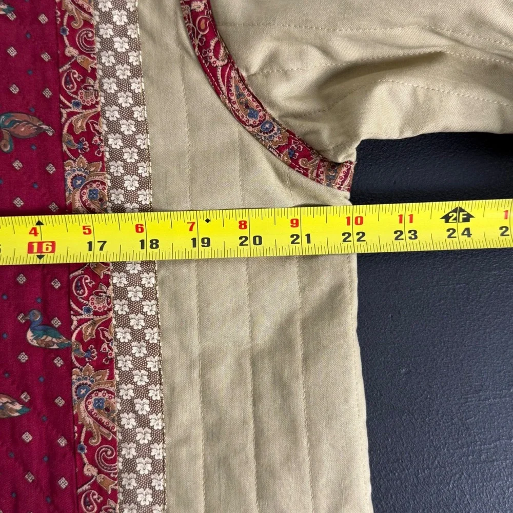 Frances A. Brand button full fabric
