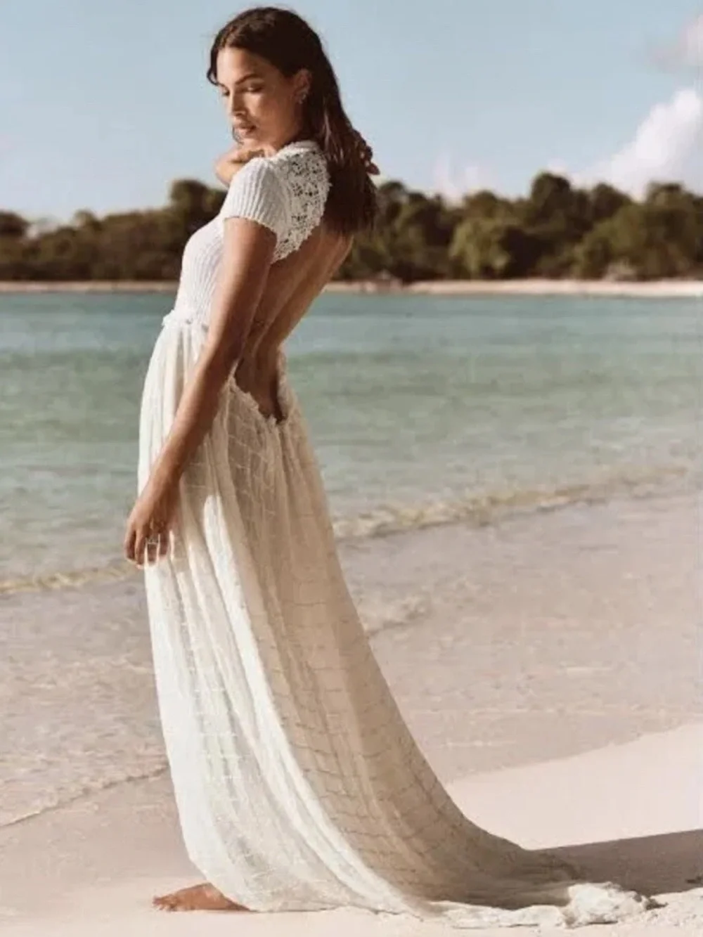 Free People white ribbed