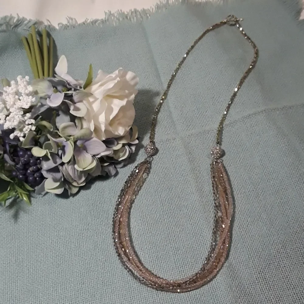 Long beaded necklace