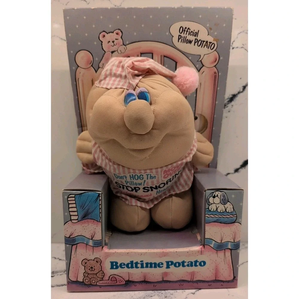 Vintage 1988 DanDee Bedtime Potato Funny‎ Plush NIB
