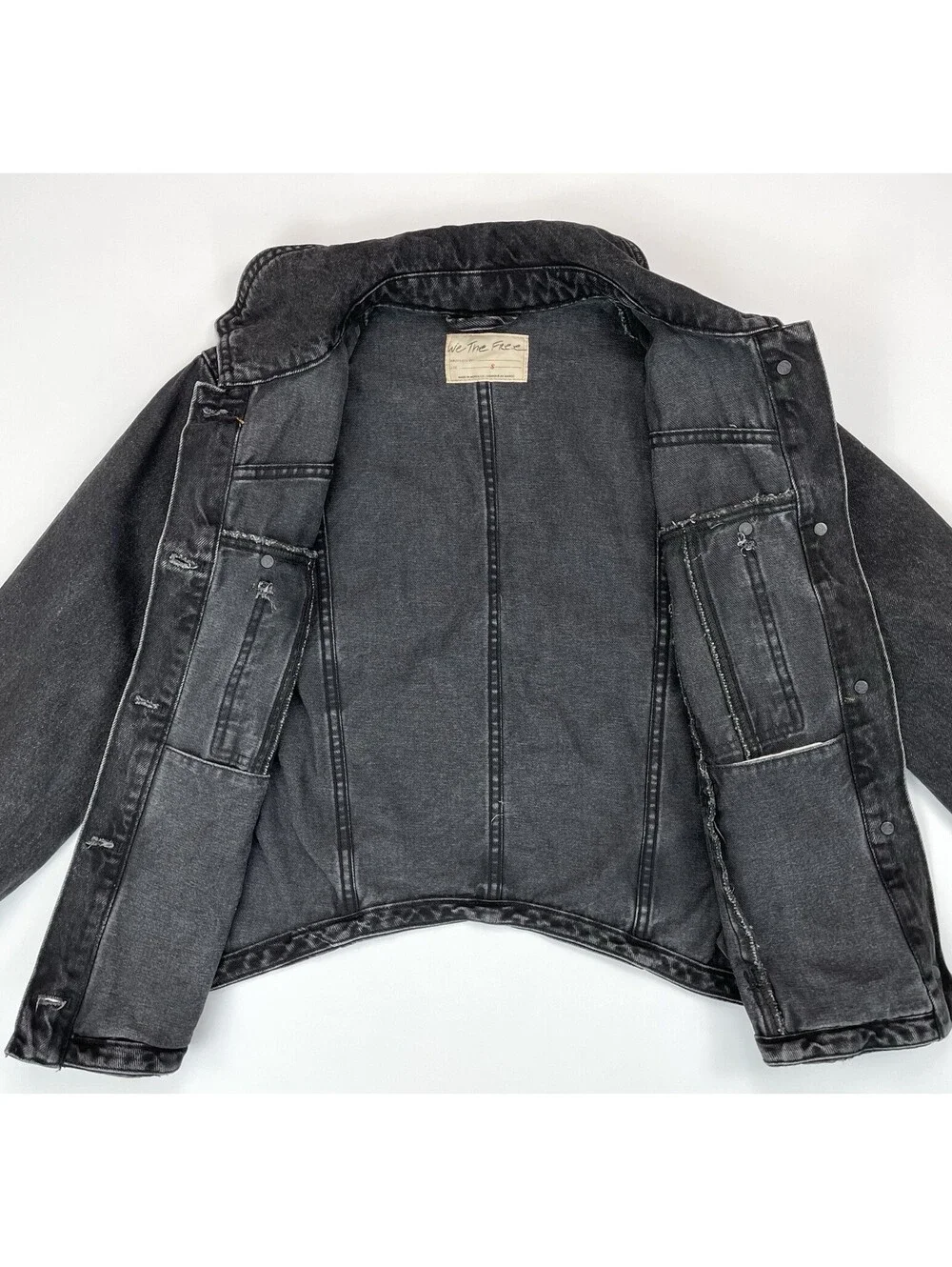 Free People washed trucker
