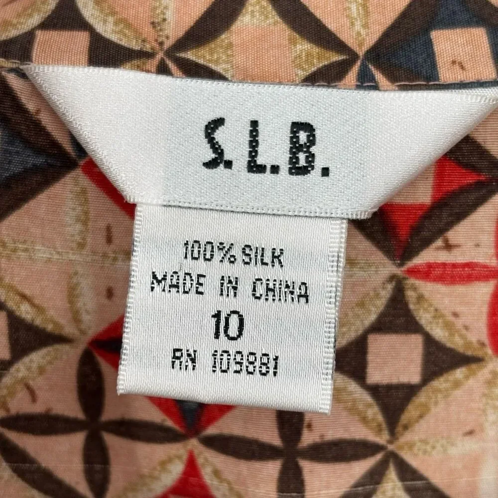 S.L.B. 100% silk