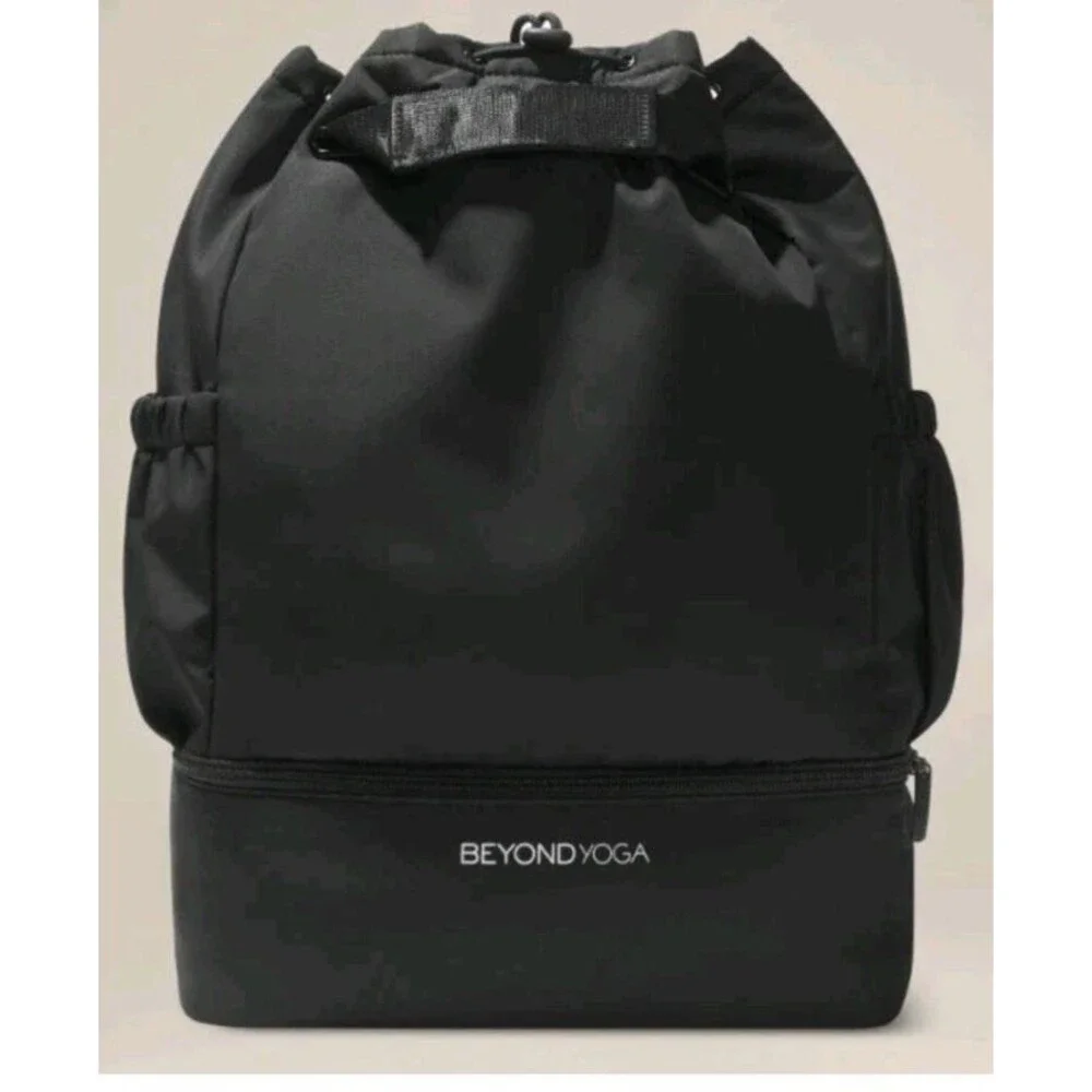 Beyond Yoga Convertible Backpack Tote Bag Nylon Gym Travel Bag NWT