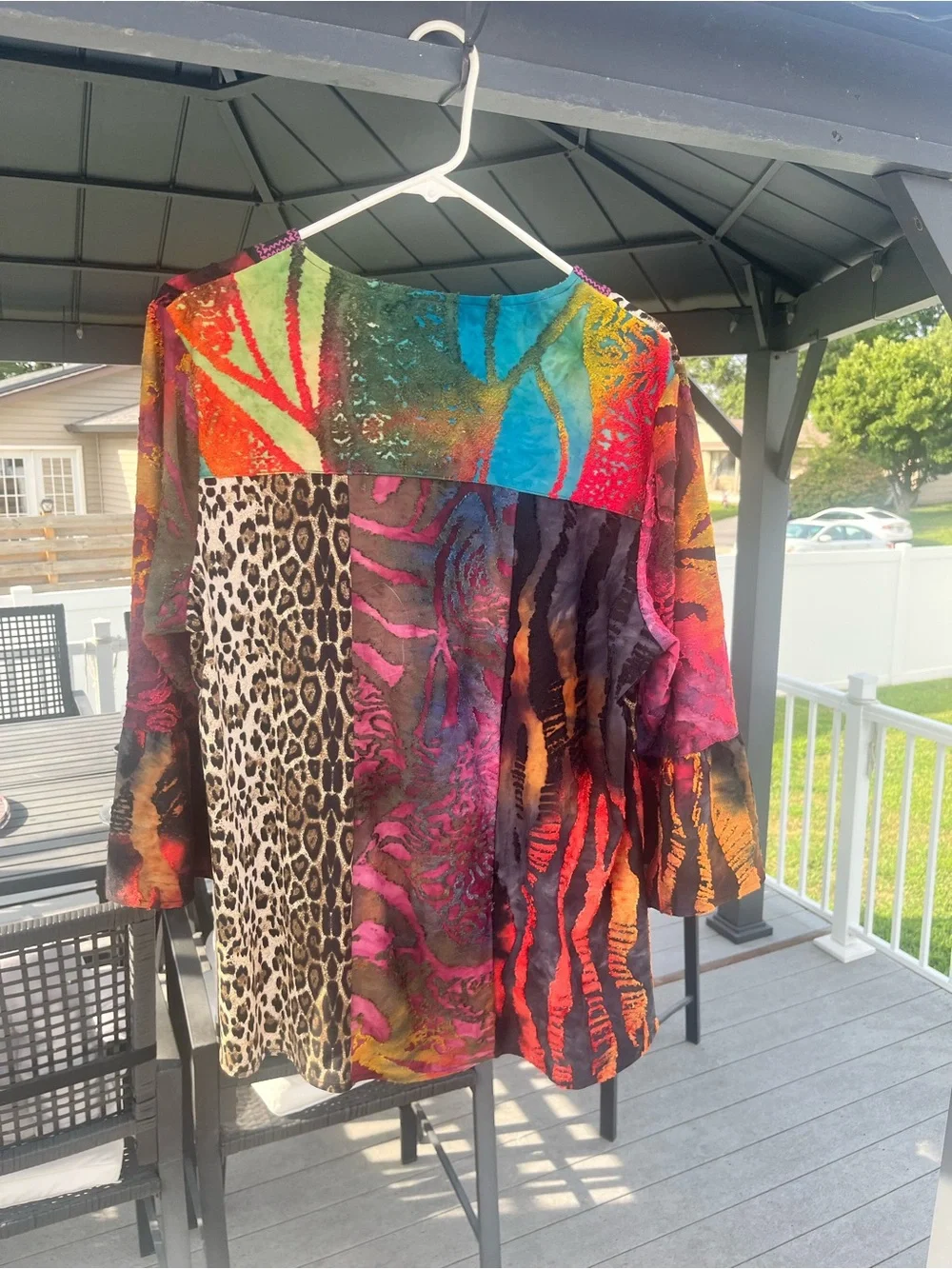 Calessa vibrant patchwork