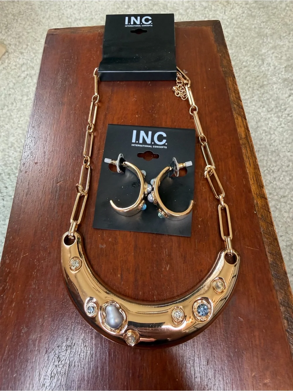 INC International Concepts polished gold
