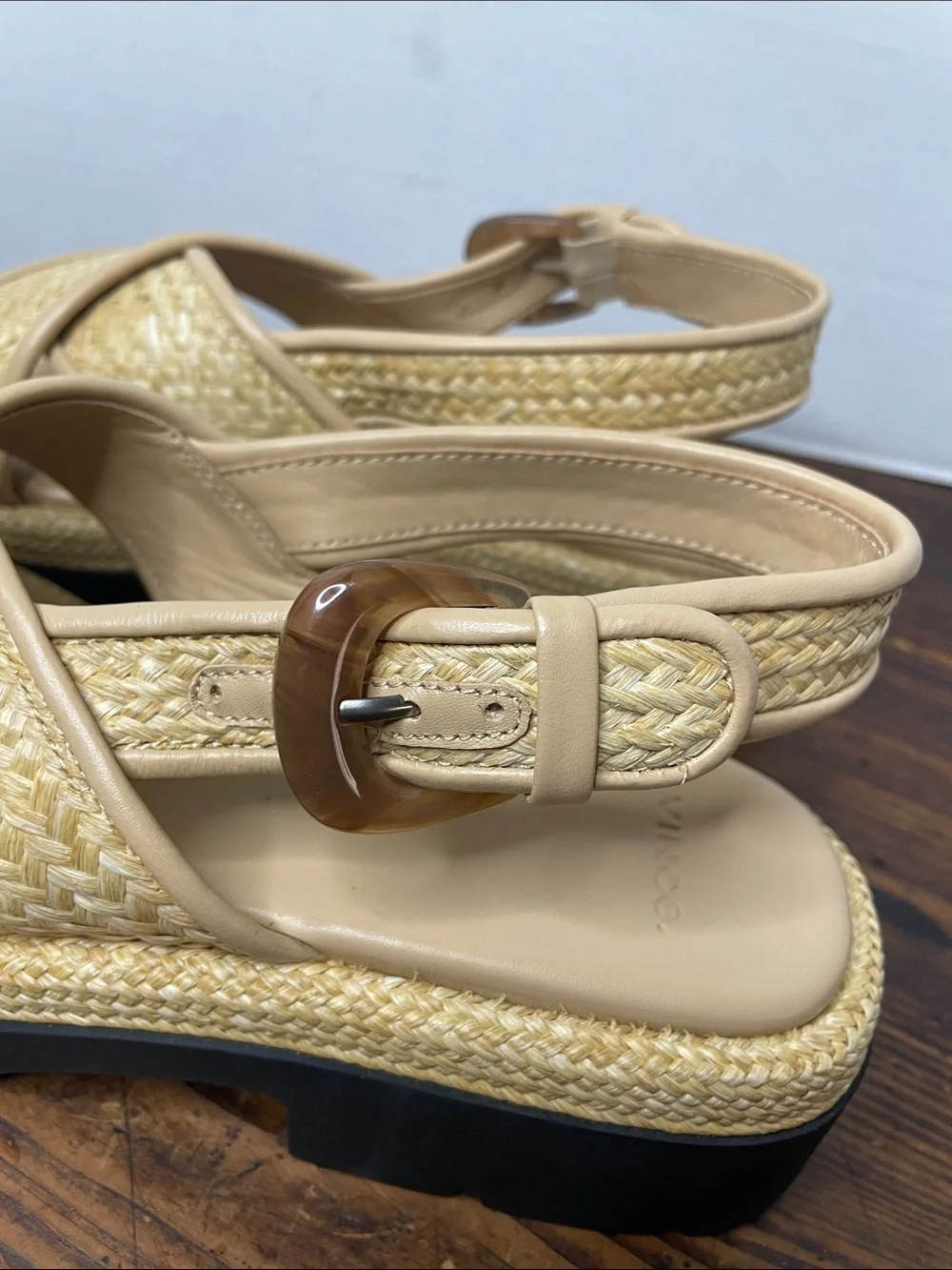 Vince woven raffia