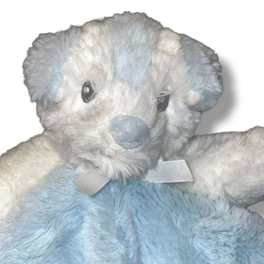 Blankets & Beyond Bear Lovey Rosette Swirl Security Blanket Plush 15