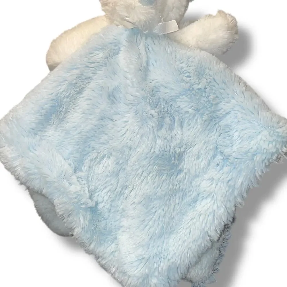 Blankets & Beyond Bear Lovey Rosette Swirl Security Blanket Plush 15