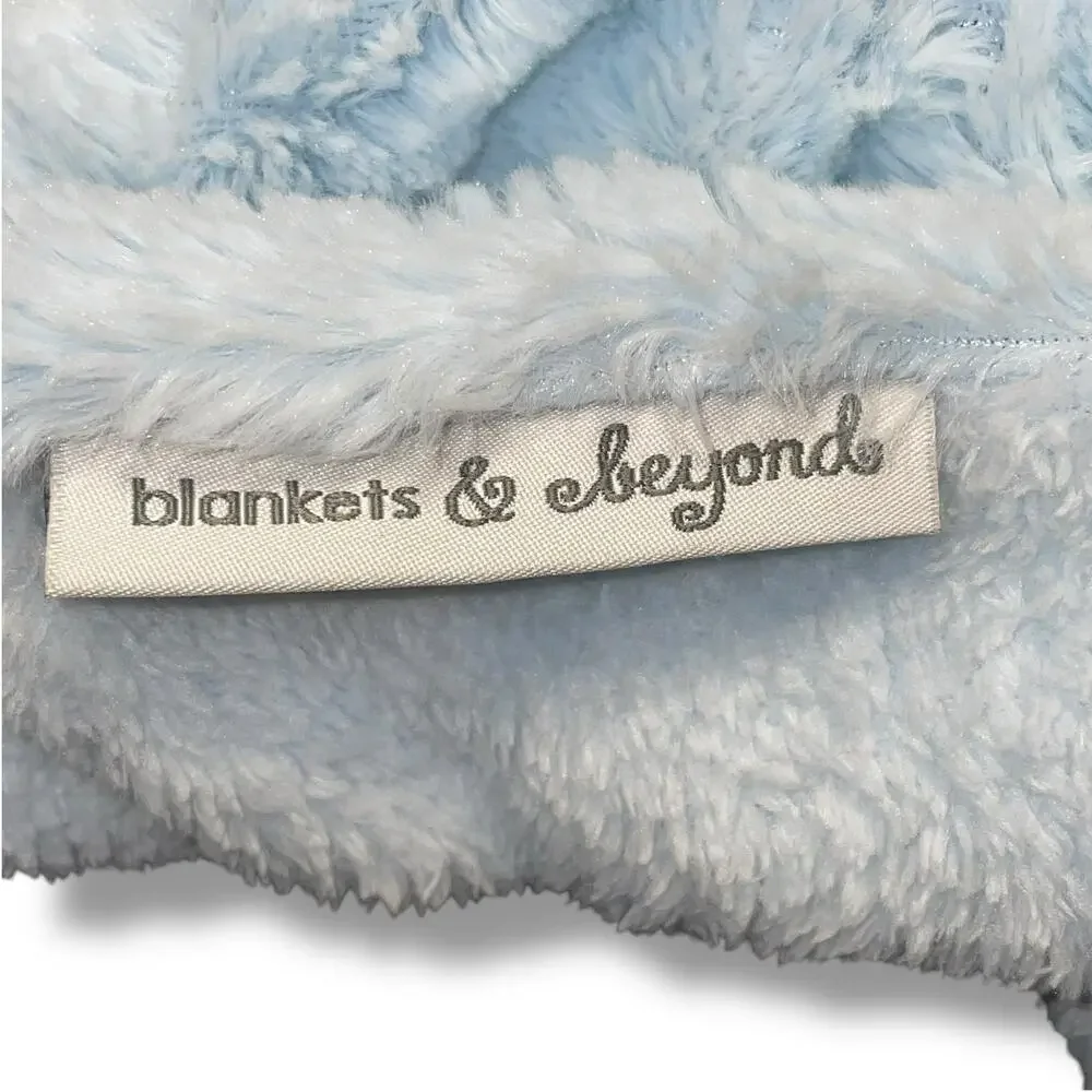 Blankets & Beyond Bear Lovey Rosette Swirl Security Blanket Plush 15