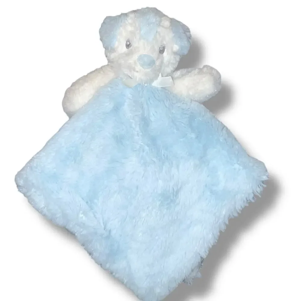 Blankets & Beyond Bear Lovey Rosette Swirl Security Blanket Plush 15