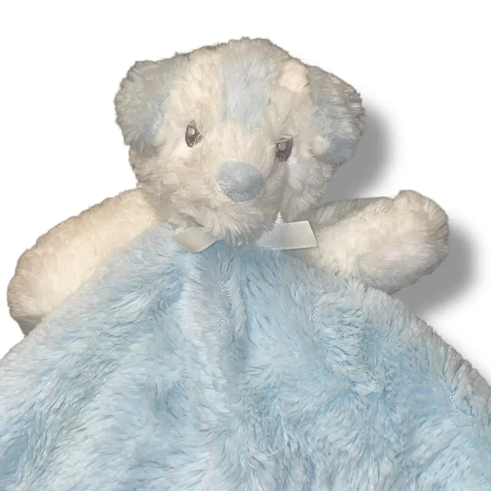 Blankets & Beyond Bear Lovey Rosette Swirl Security Blanket Plush 15