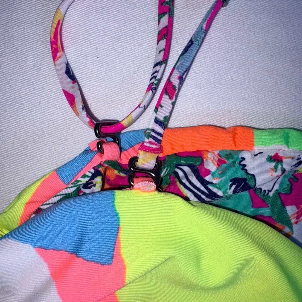 Maaji Bikini Set Large Multicolor Floral Abstract Tropical Bandeau PT7000SET616