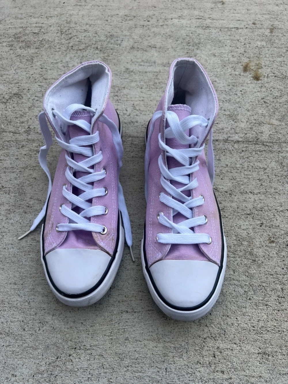 Women’s Purple/Pink High-Top Sneakers (Size 8)