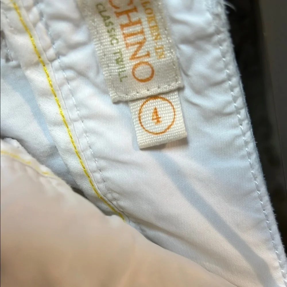 J. Crew Women's Chino City Fit White Cargo Shorts size 4