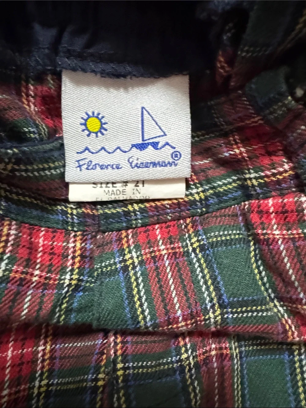 Florence Eiseman classic plaid
