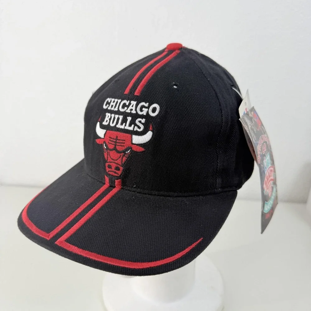 Vintage Chicago Bulls Sports Specialties Hat Cap Strap Back Mens OS NBA Draft