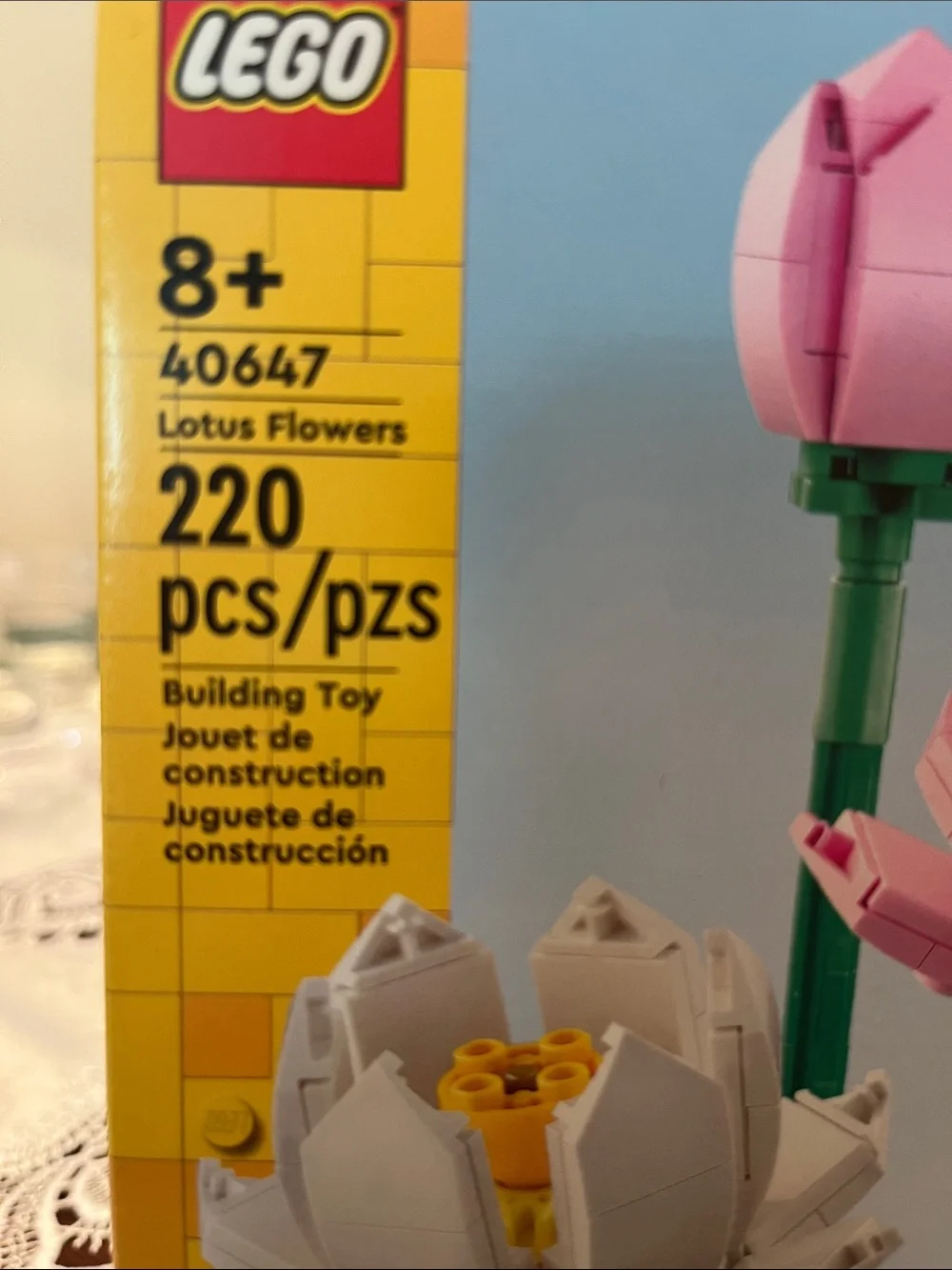 Lego set showing