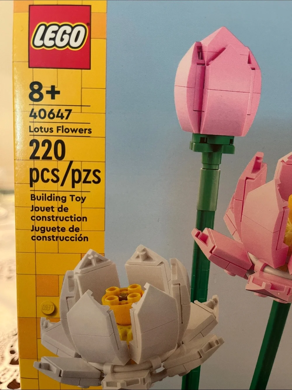 Lego set showing