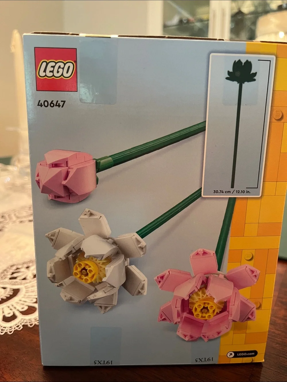 Lego set showing