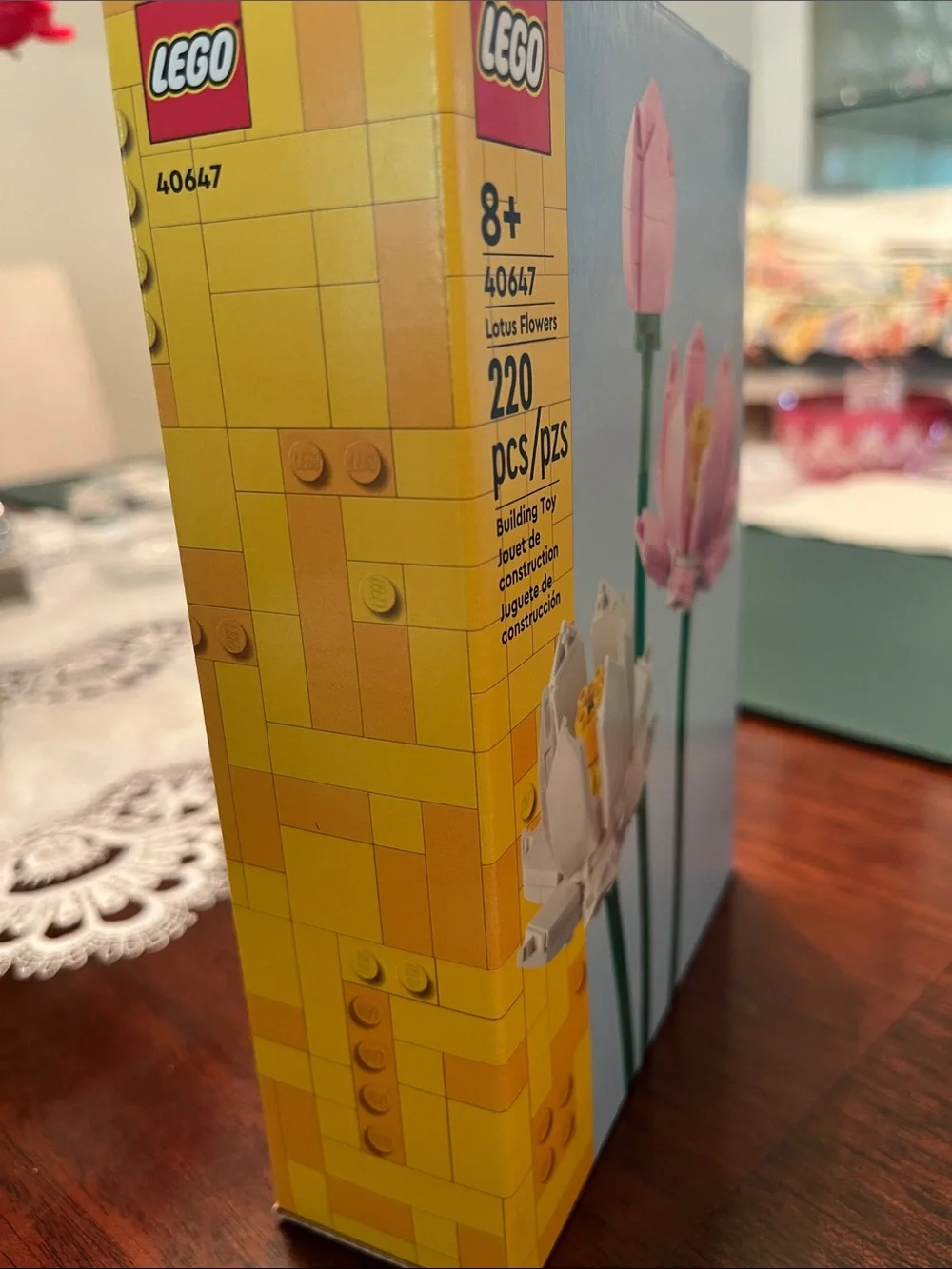Lego set showing