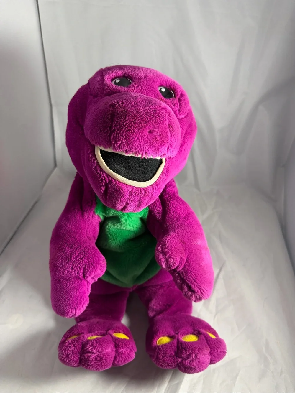 Vintage 1997 Microsoft ActiMates Interactive Talking Barney Plush (WORKS)
