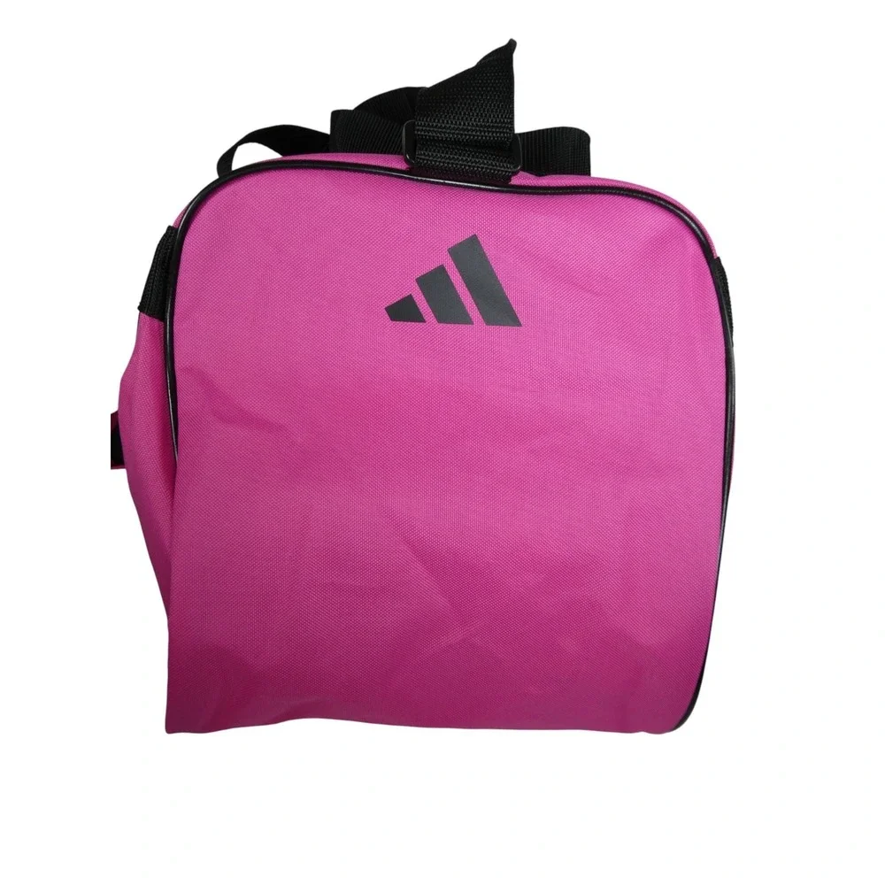 Adidas Power Gym Small Duffle Bag Intense Pink Black‎ Logo Sports Travel