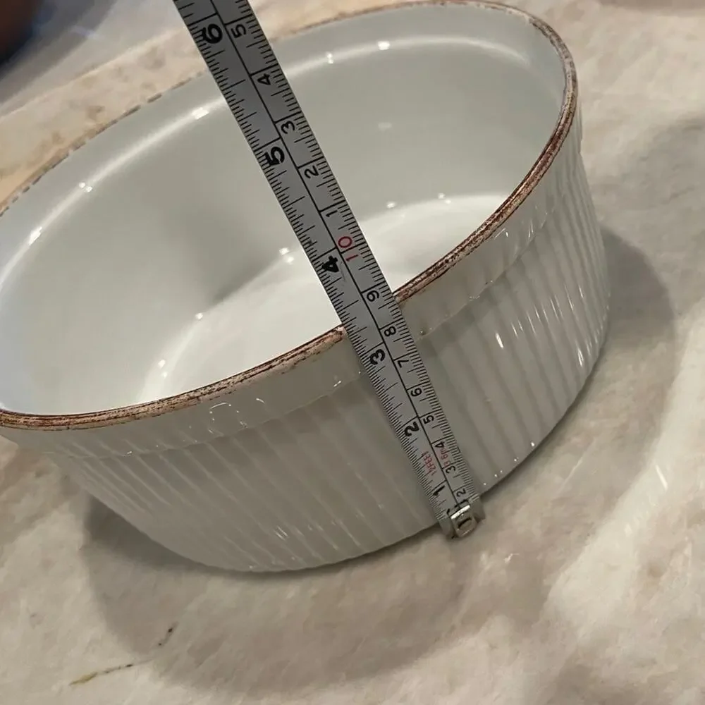 Apilco France Soufflé  baking dish 7-3/4”