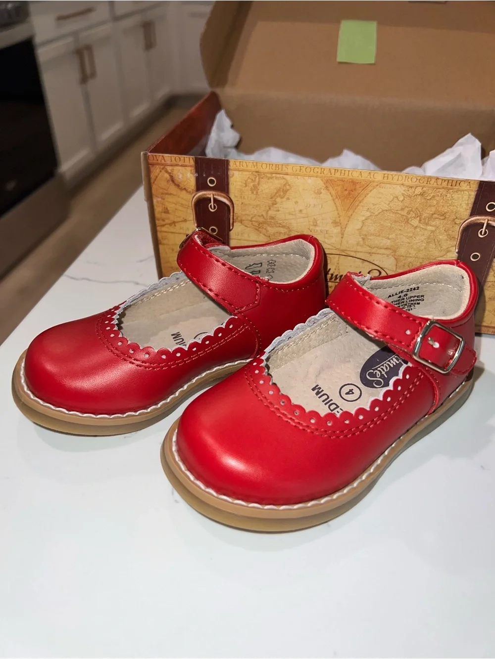 FootMates Red Mary Jane Dress Shoes for Kids