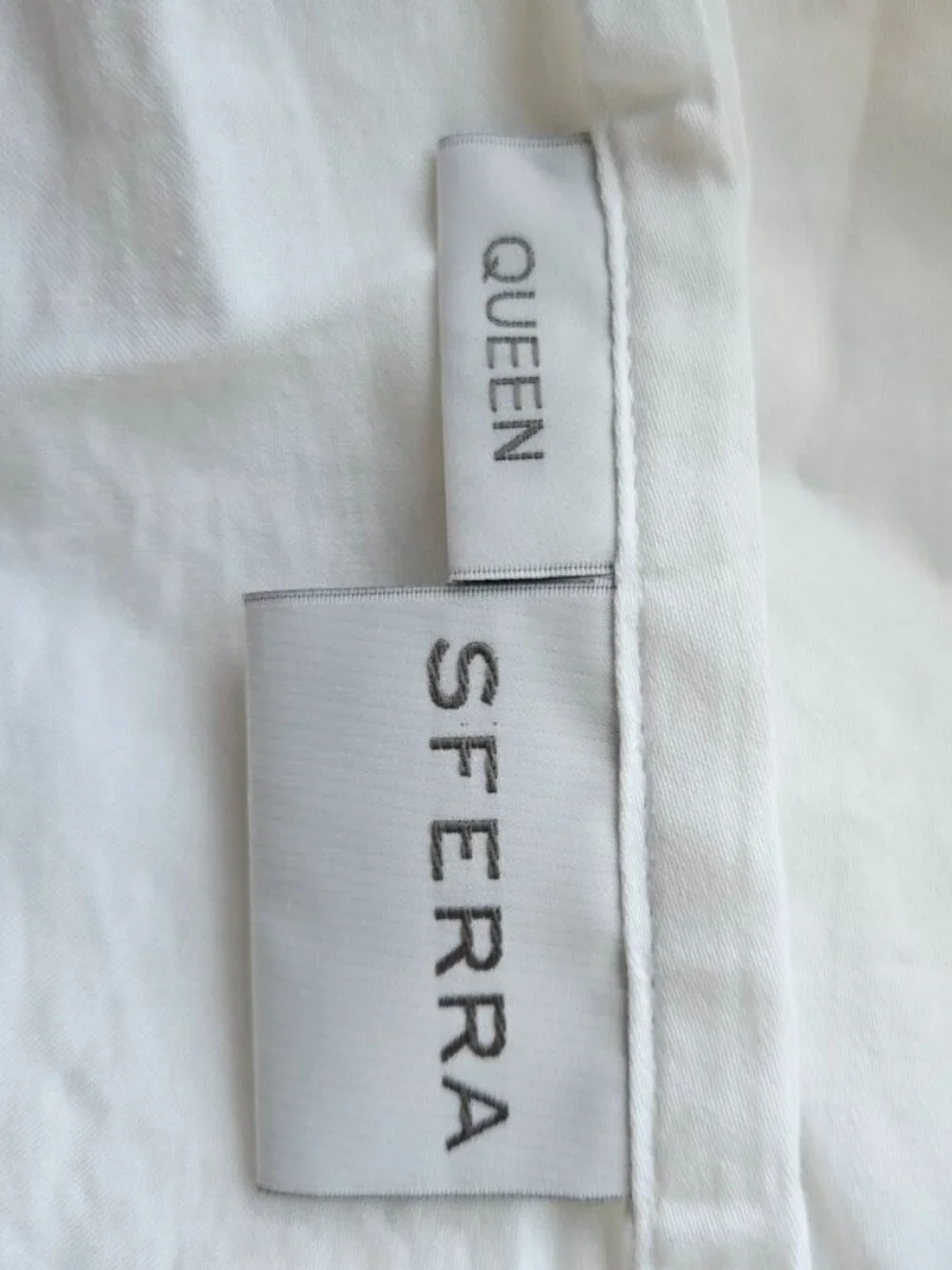 SFERRA Classic White Duvet Cover Queen