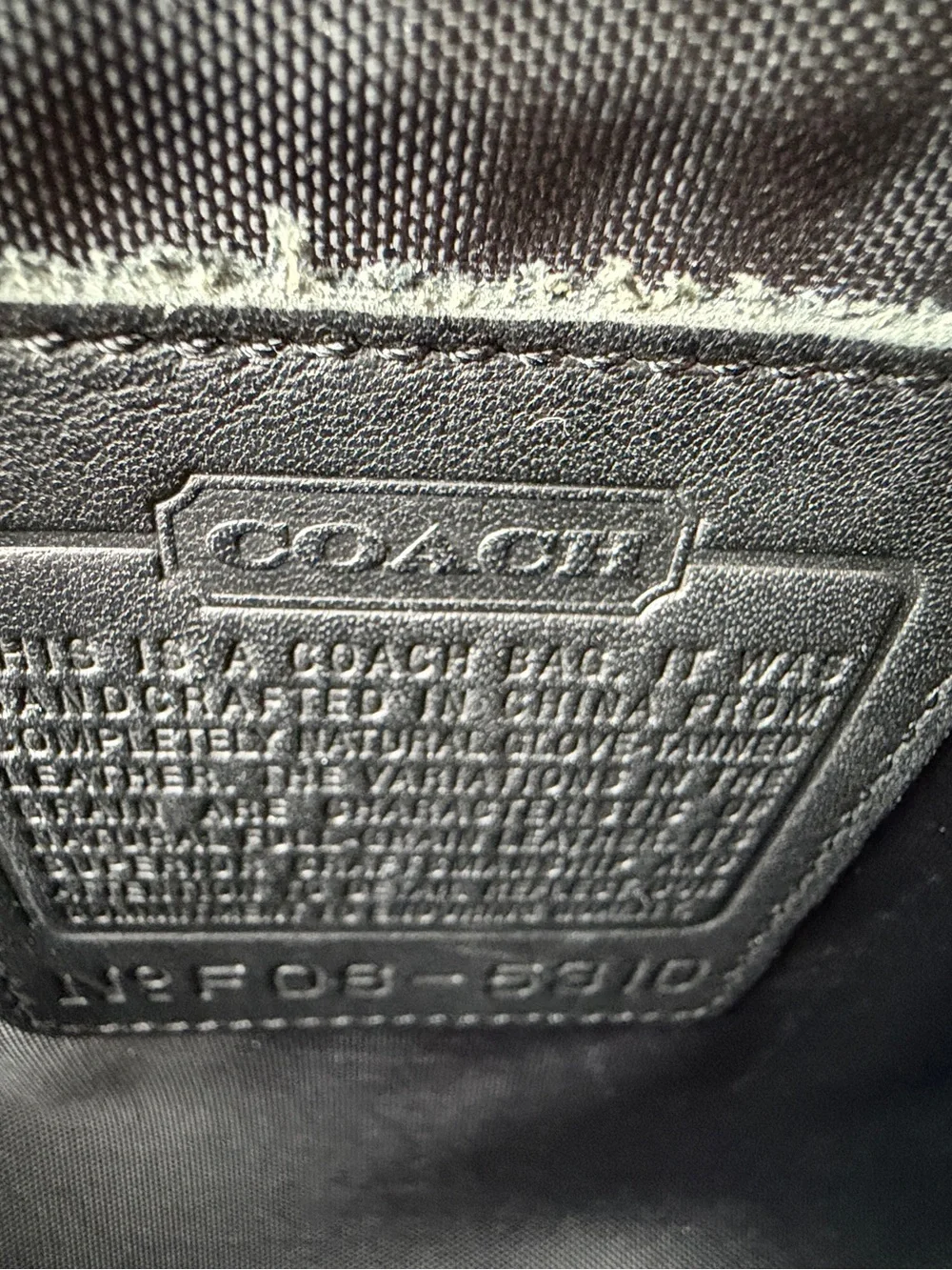 Coach very good