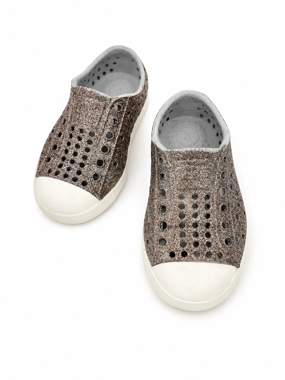 Native shoes Jefferson bling metal size 0811 toddler 6 gold bronze glitter
