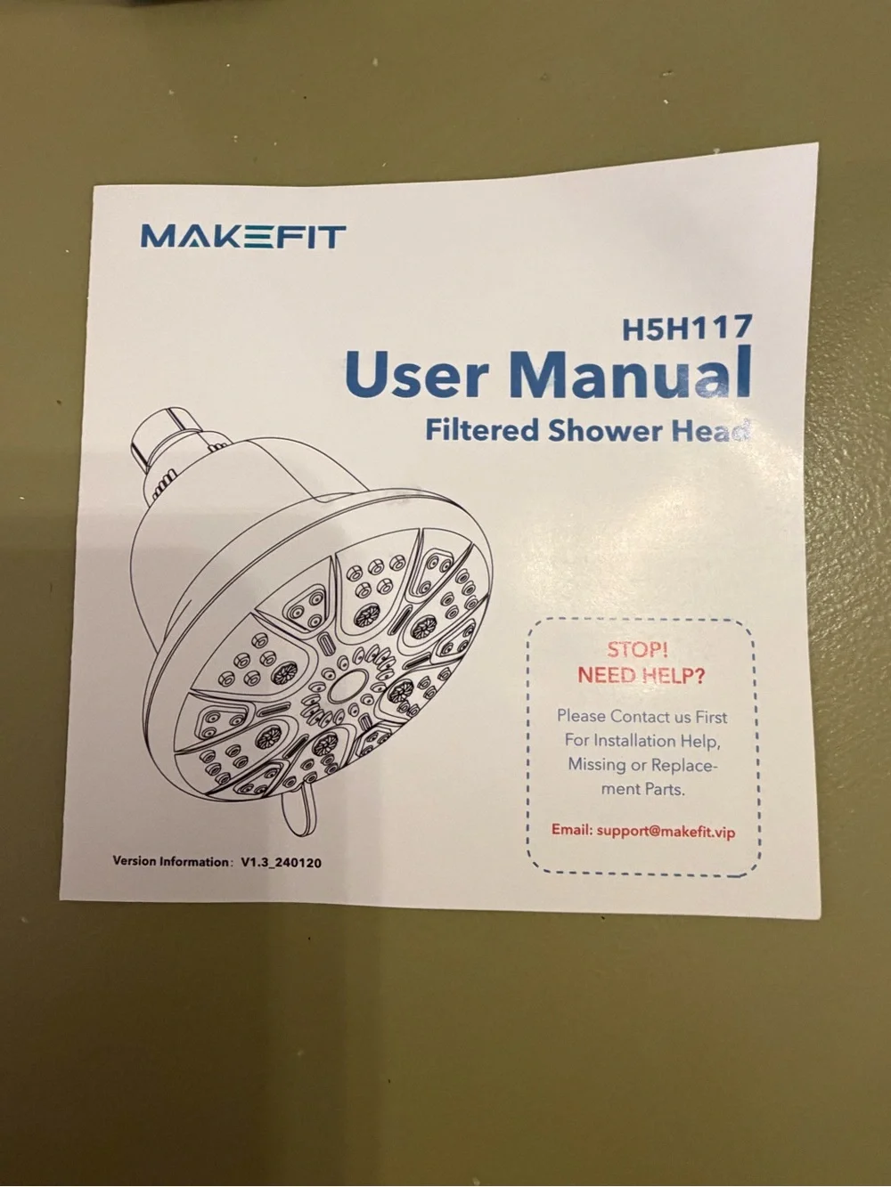 Makefit filtered shower