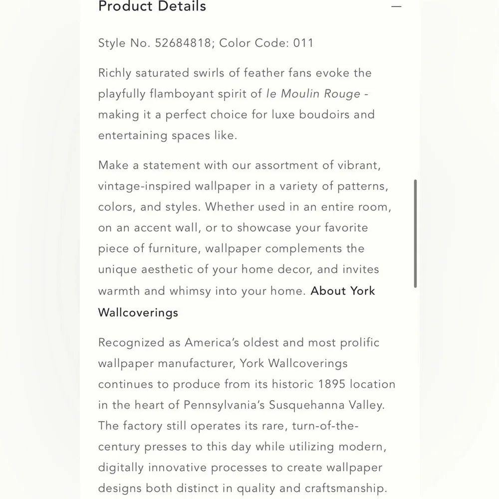 Anthropologie listing one