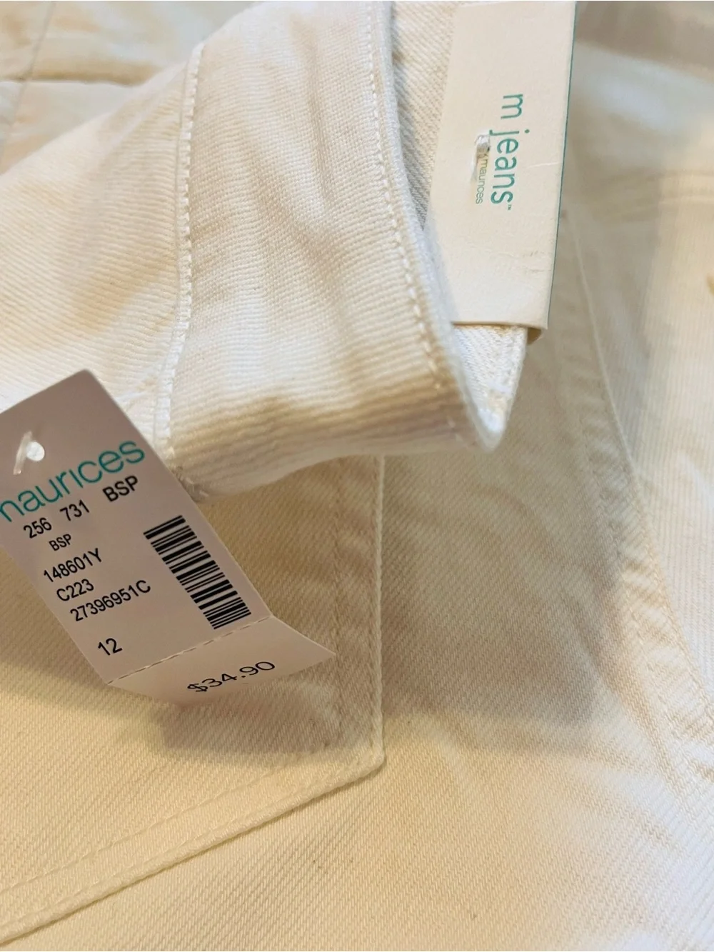 Maurices classic white