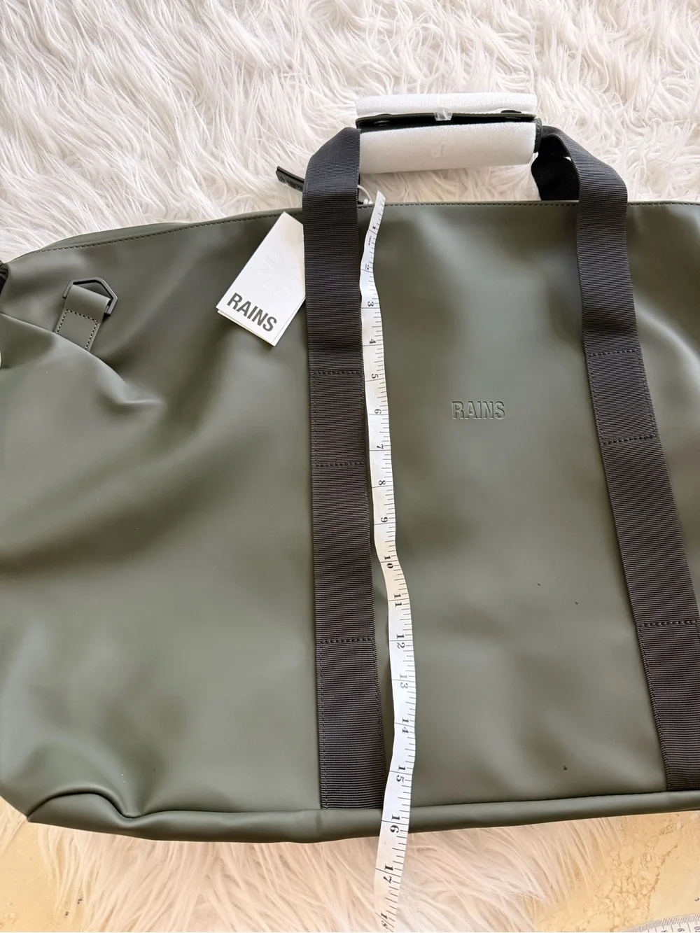 Rains nwt olive