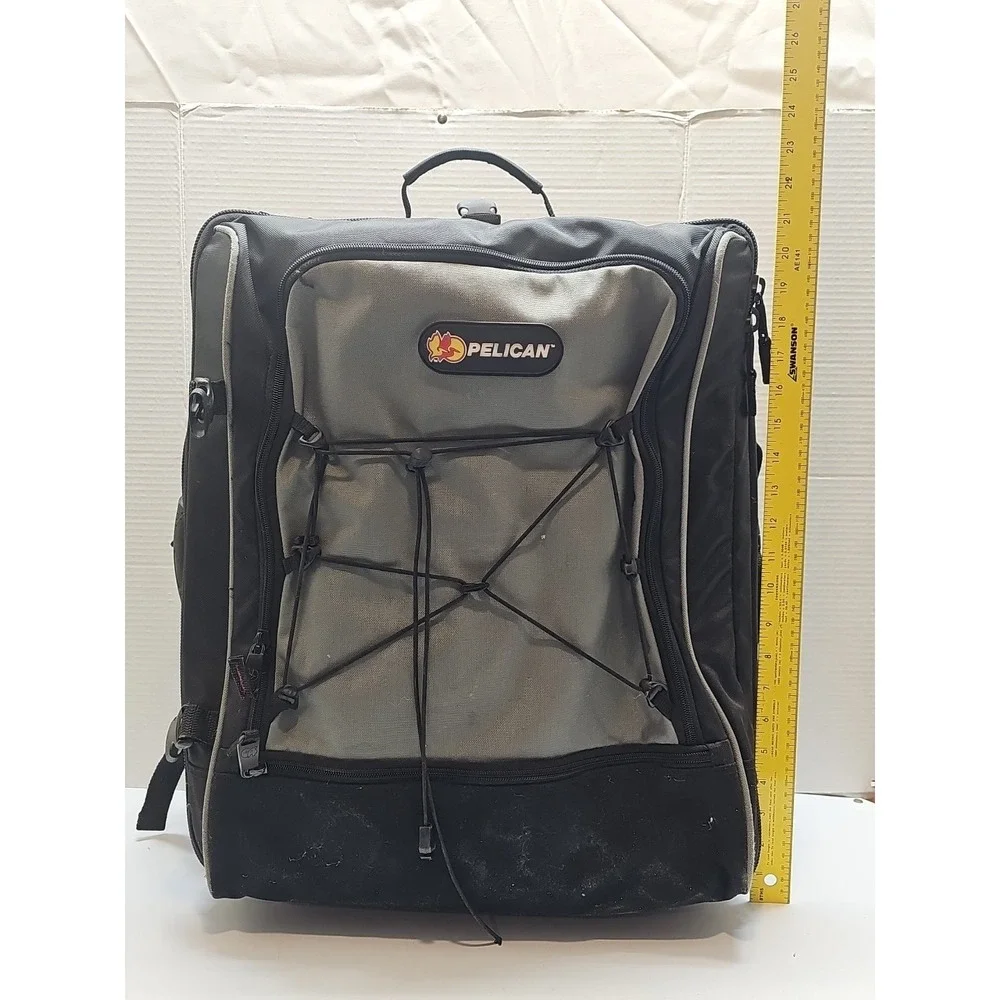 Pelican rolling camera/lighting case, semi rigid, laptop etc. pockets