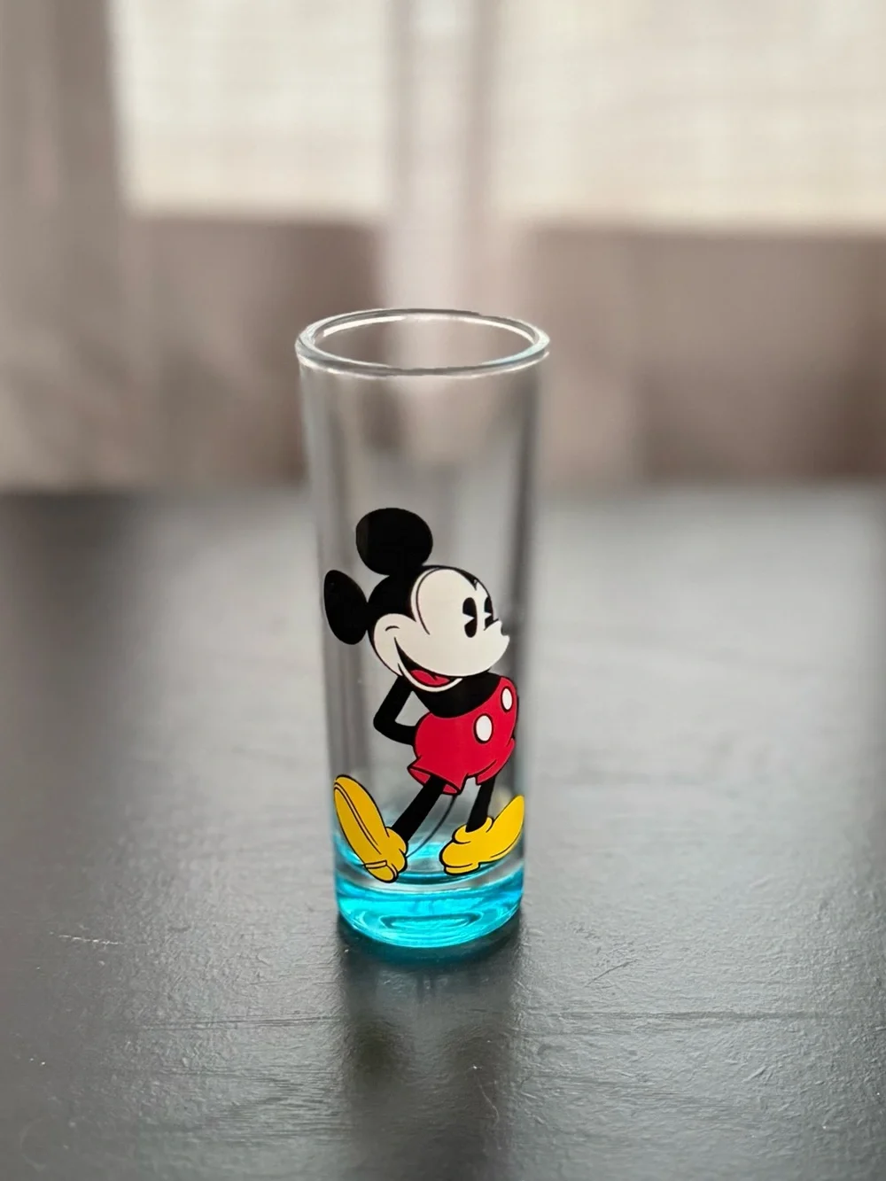 Jerry Leigh Disney Mickey Mouse Blue Bottom Shot Glass