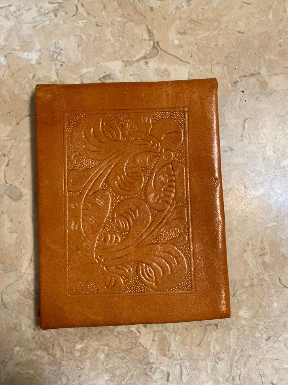 Source Unknown embossed floral