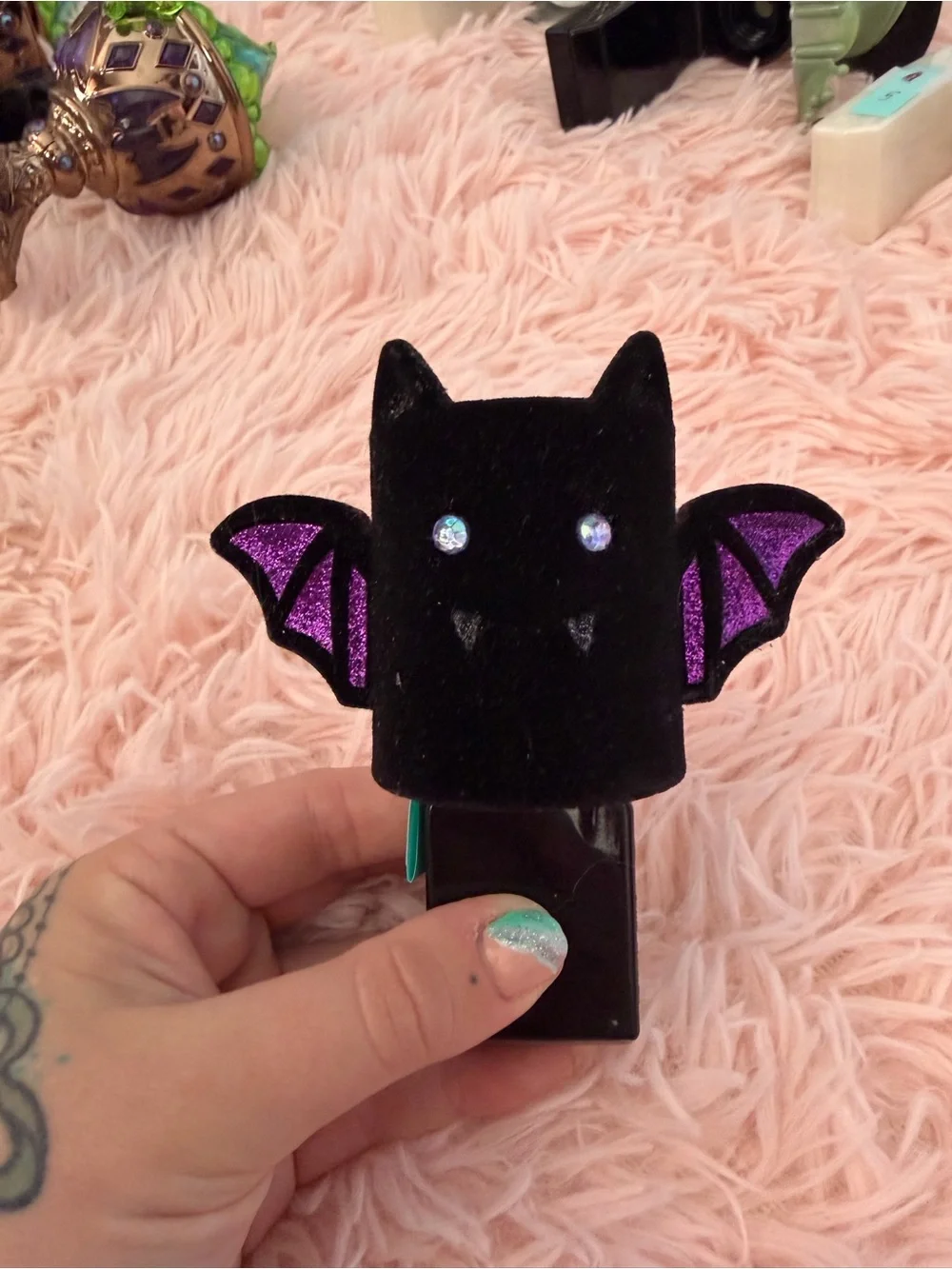 Bath & Body Works Black and Purple Bat Wall Plug-In Warmer