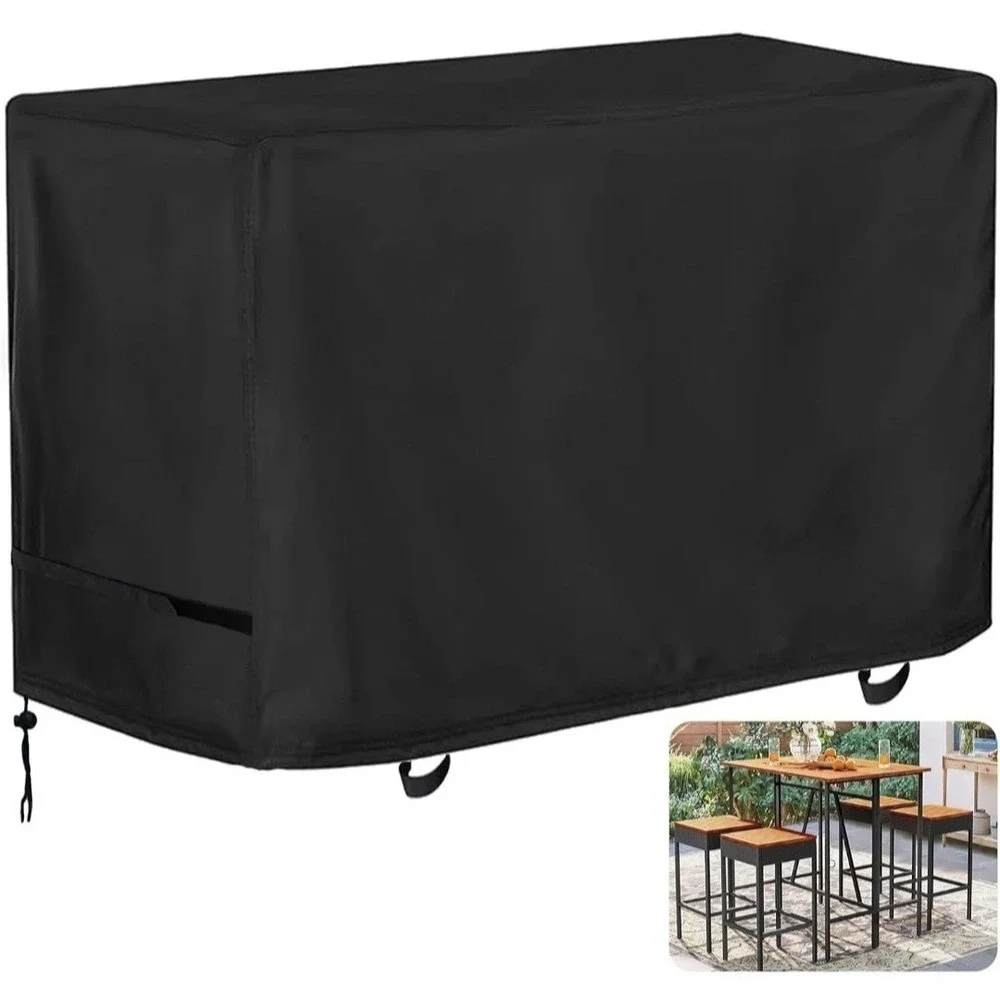 Patio High Top Dining Set Cover, Outdoor‎ Table and Chairs Cover for 5-Piece Bar
