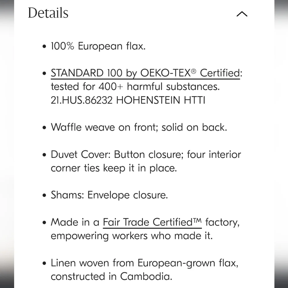 West Elm european flax