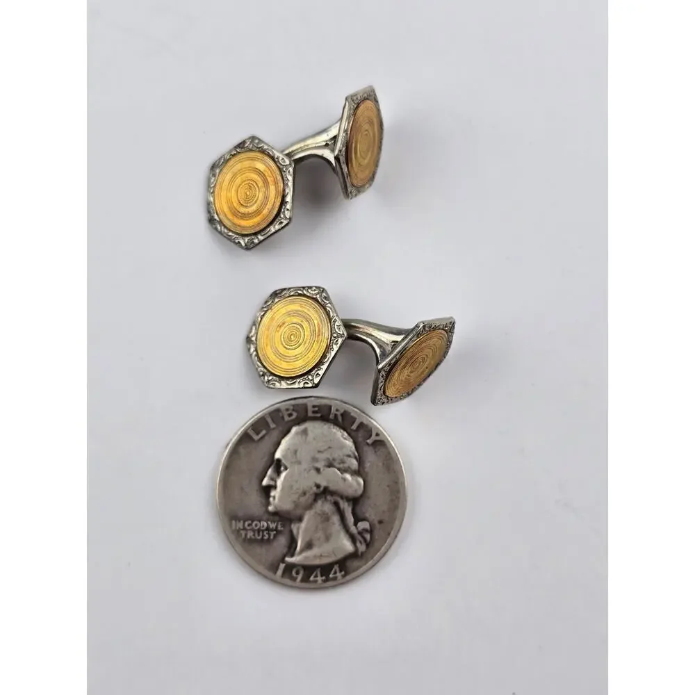 Unknown letter marking cufflinks