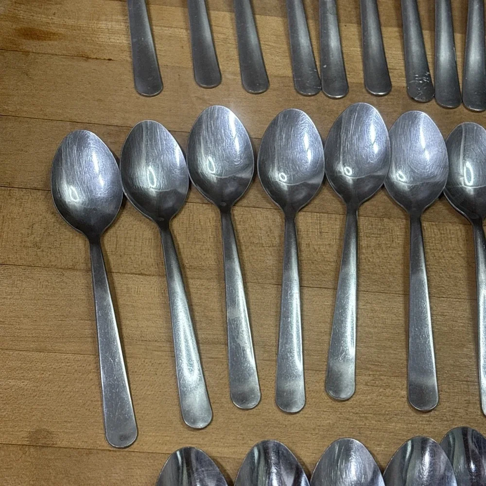 46 Pc Tramontina Brazil NSF 736 Stainless Flatware Forks & Spoons Replacement